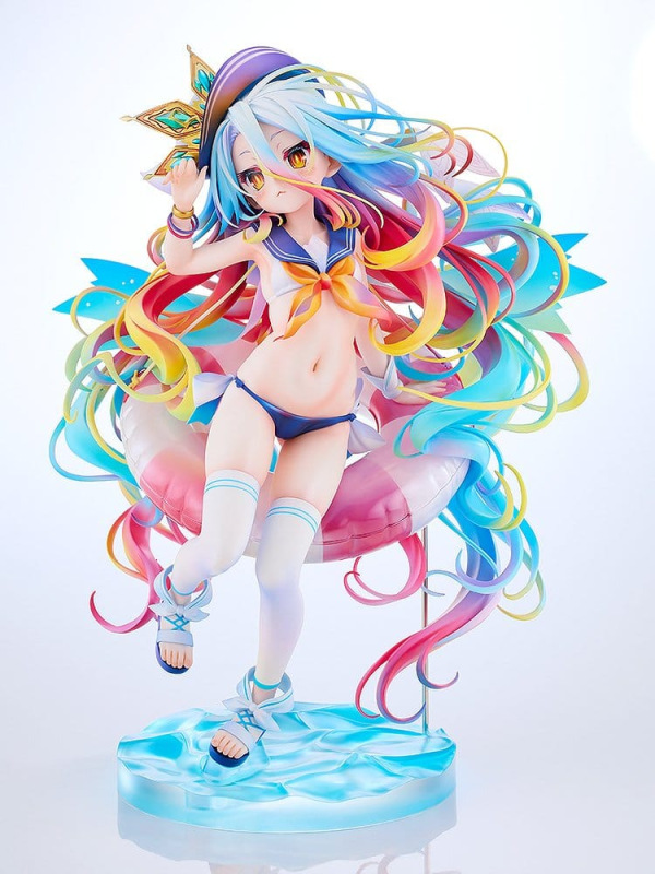 No Game No Life Statue 1/7 Shiro: Sailor-Style Swimsuit Ver. 24 cm 7