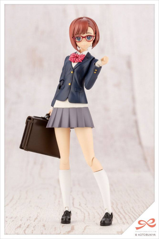 Sousai Shojo Teien Plastic Model Kit 1/10 Koyomi Takanashi Ryobu High School Winter Clothes 15 cm 1