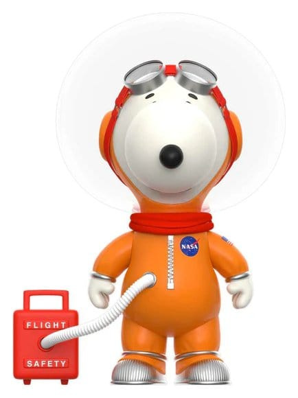 Peanuts Supersize Vinyl Action Figure Snoopy Spacesuit Orange 30 cm