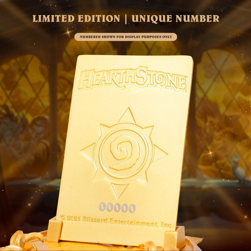 Hearthstone Replica Golden Celebration Card Back 10 cm 6