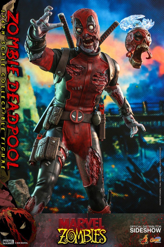 Marvel Zombies Comic Masterpiece Action Figure 1/6 Zombie Deadpool 31 cm 5