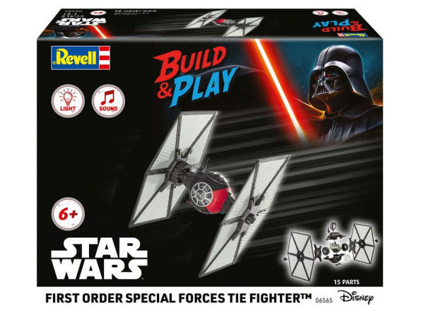 Star Wars Model Kit 1/51 First Order Special Forces TIE Fighter 14 cm 9