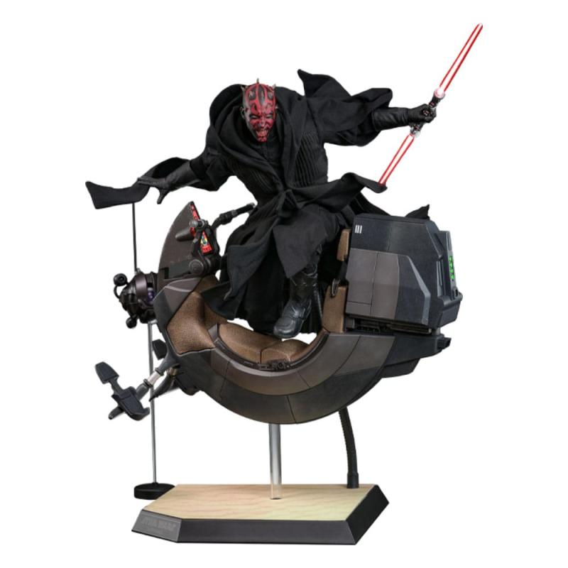 Star Wars Episode I Movie Masterpiece Action Figure 1/6 Darth Maul with Sith Speeder 29 cm