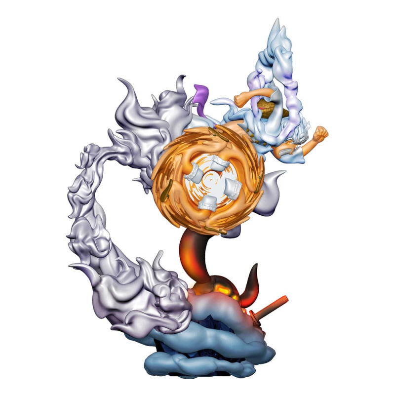 One Piece Petitrama PVC Mini Statue Logbox Re Birth Gear Fifth Special Set 9 cm 4