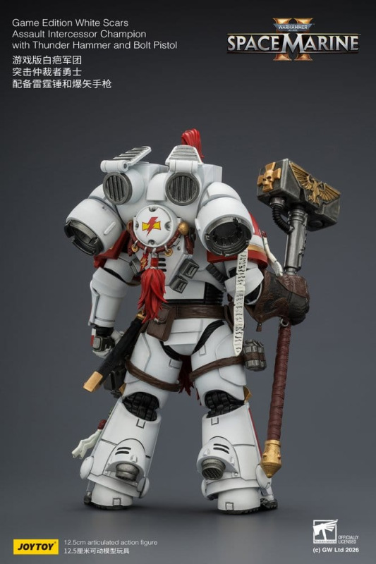 Warhammer Action Figure Game Edition White Scars Assault Intercessor Champion 13 cm 3