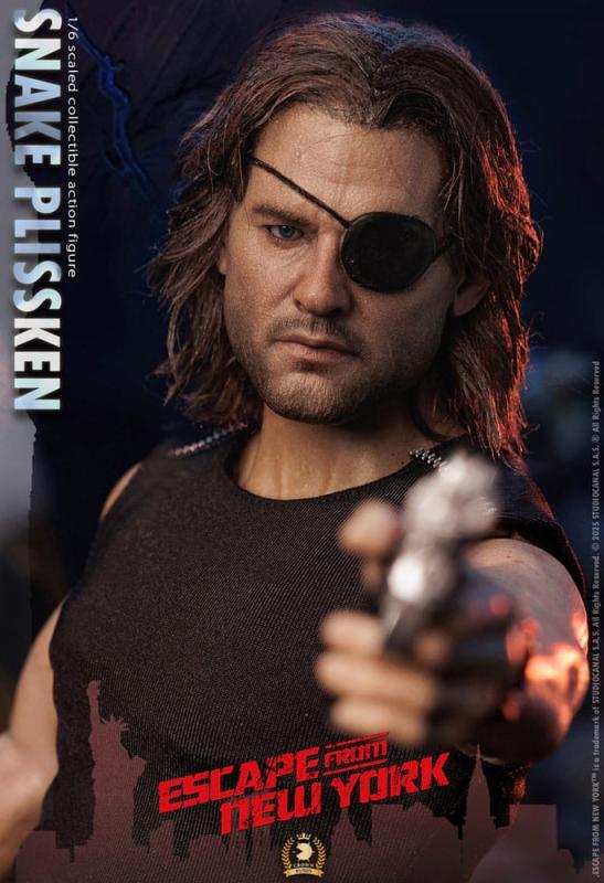 Escape from New York Crown Series Action Figure 1/6 Snake Plissken (Real Hair Version) 30 cm 10