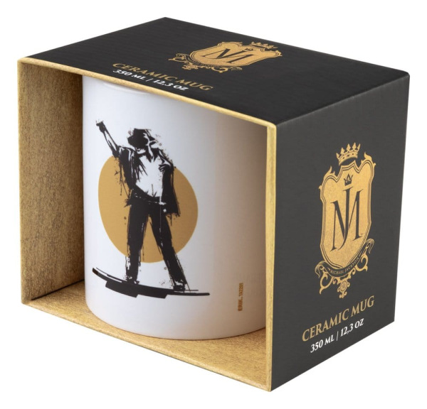 Michael Jackson Mug King of Pop White 350 ml 3