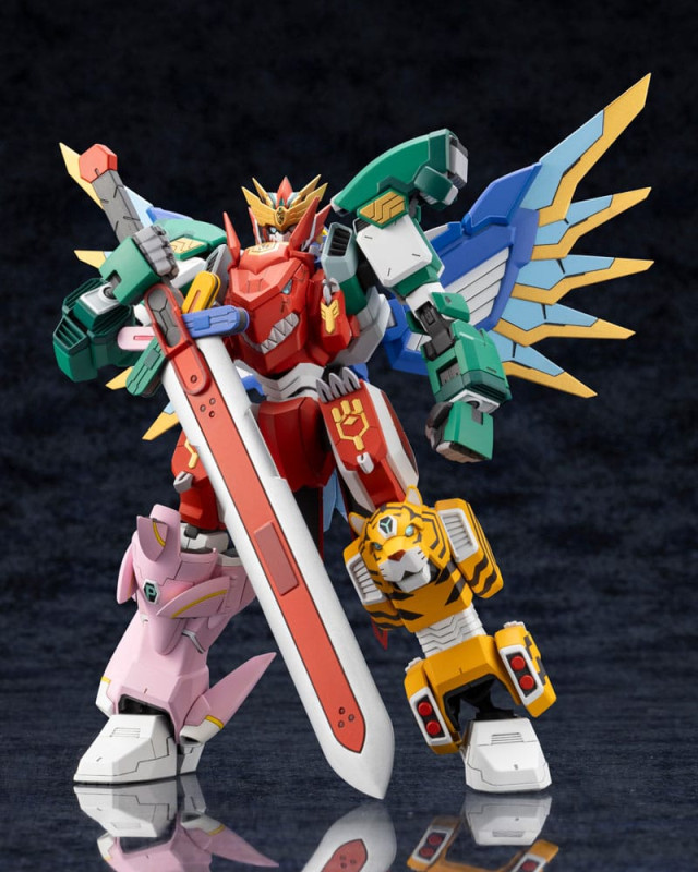The Red Ranger Becomes an Adventurer in Another World Plastic Model Kit Maximum Kizuna Kaiser 17 cm 7