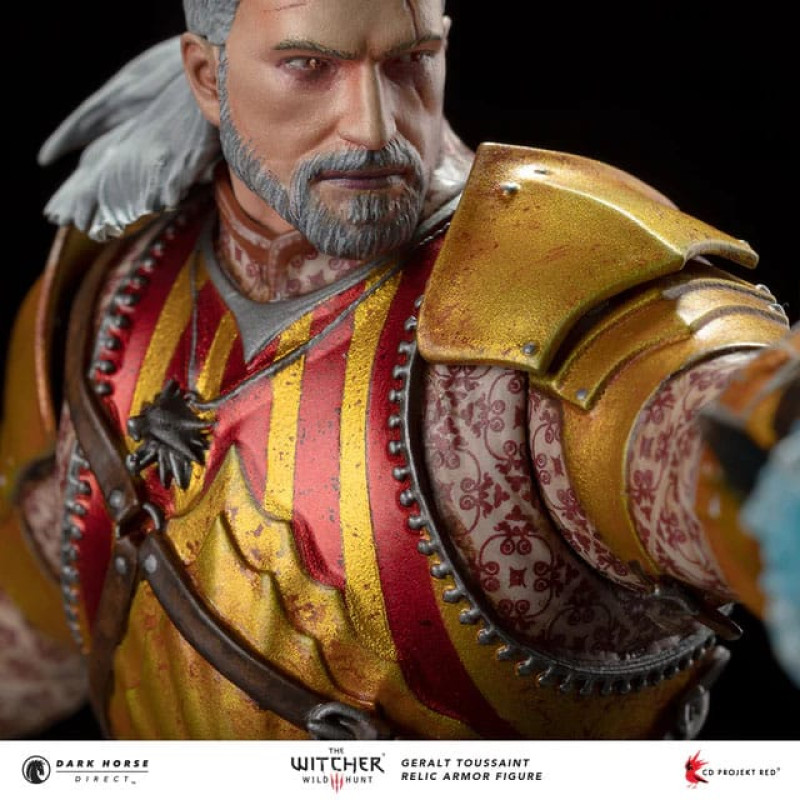 The Witcher 3 PVC Statue Geralt Toussaint Relic Armor 20 cm 13