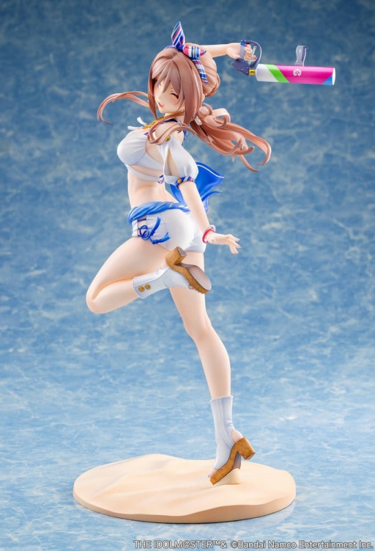 The Idolmaster Gakuen PVC Figure 1/7 Himesaki Rinami Kimi to Semi Blue Ver. 27 cm 5