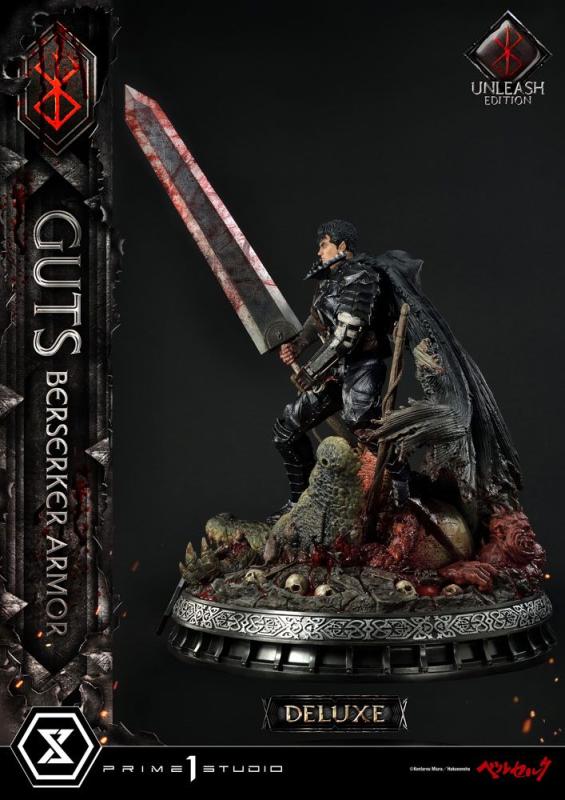 Berserk Statue 1/4 Guts Berserker Armor Unleash Edition Deluxe Version 91 cm