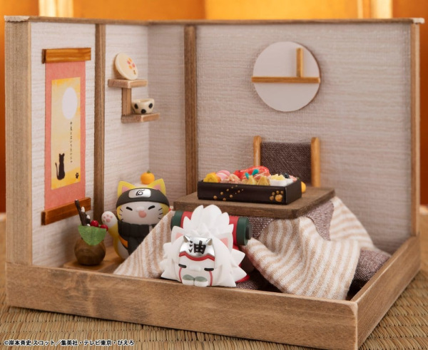 Naruto Shippuden Mega Cat Project Nyaruto! Mini Figures The bond between master and disciple ver. Bl 11