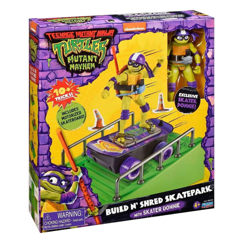 Teenage Mutant Ninja Turtles: Mutant Mayhem Build N' Shred Skatepark Assortment (8) 5