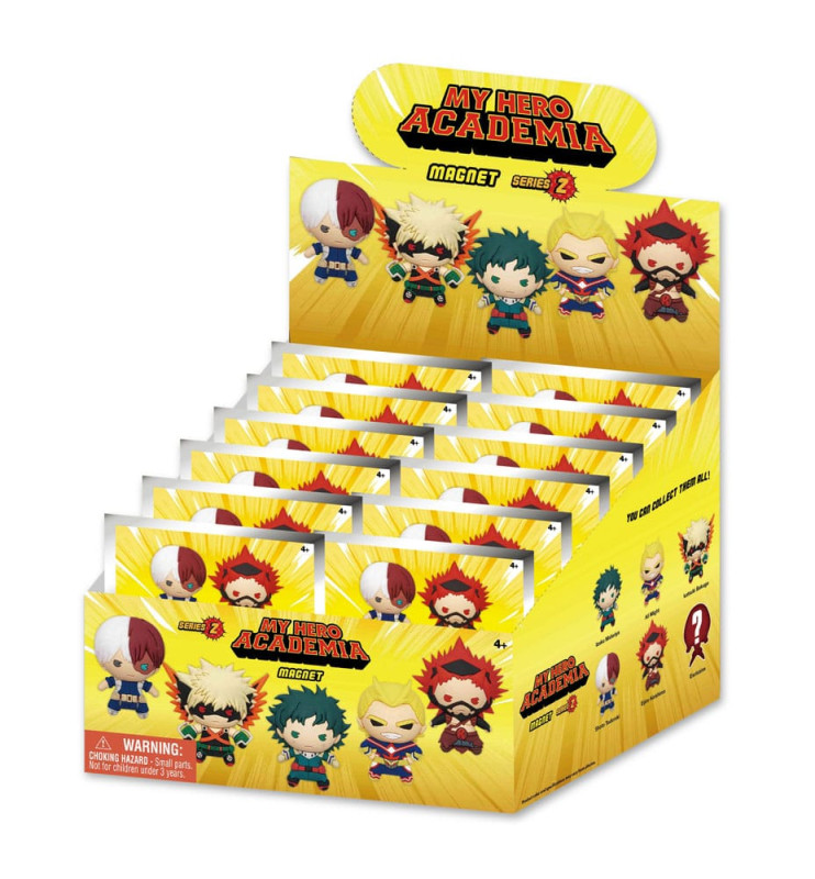 My Hero Academia 3D Magnets Series 2 Display (12) 2
