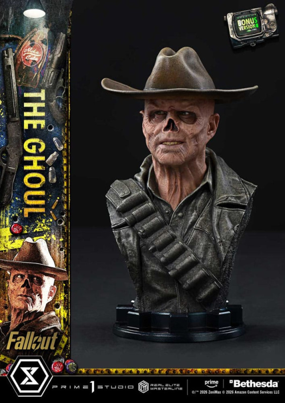 Fallout (TV Series) Real Elite Masterline Series Statue 1/4 The Ghoul DX Bonus Version 64 cm 13