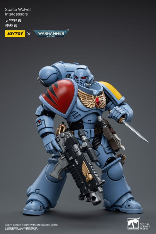 Warhammer 40k Action Figure 1/18 Space Wolves Intercessors 12 cm 5