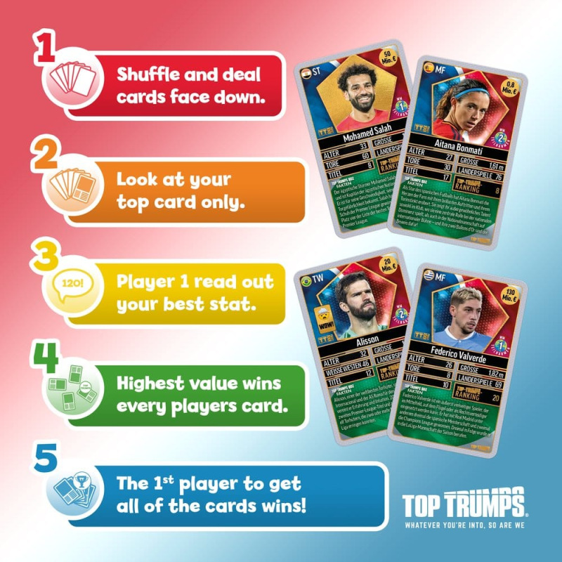 World Football Stars Card Game 200 Pack 5 *German Version* 5