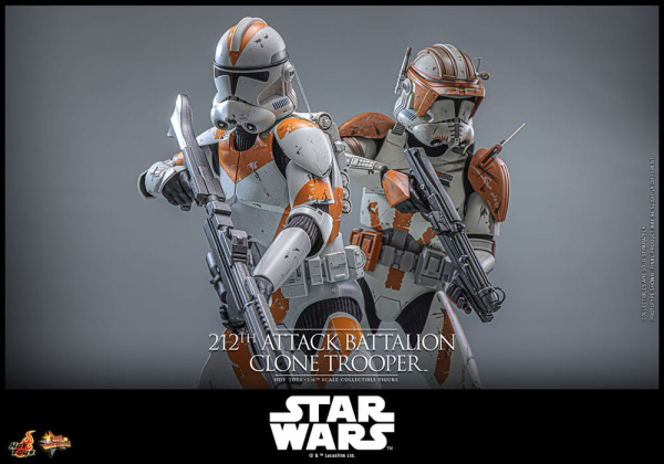Star Wars: The Clone Wars Action Figure 1/6 212th Attack Battalion Clone Trooper 30 cm 12