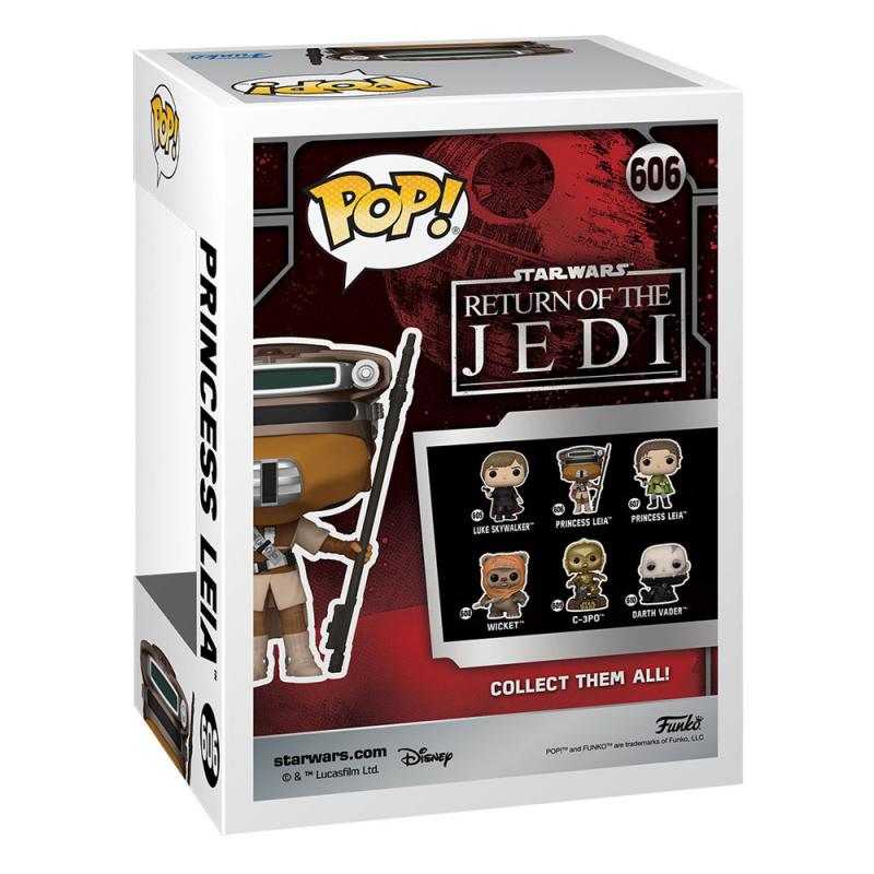 Star Wars Return of the Jedi 40th Anniversary POP! Vinyl Figure Leia (Boushh) 9 cm