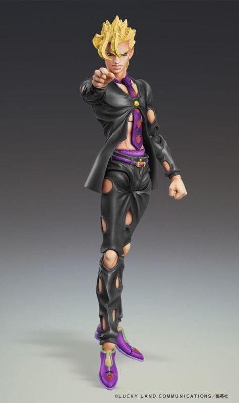 JoJo's Bizarre Adventure Part 5: Golden Wind Action Figure Chozokado (Pannacotta Fugo Ver. Black) 15