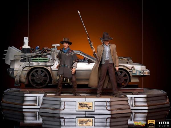 Back to the Future III Art Scale Statues 1/10 Full Set Deluxe 57 cm 4