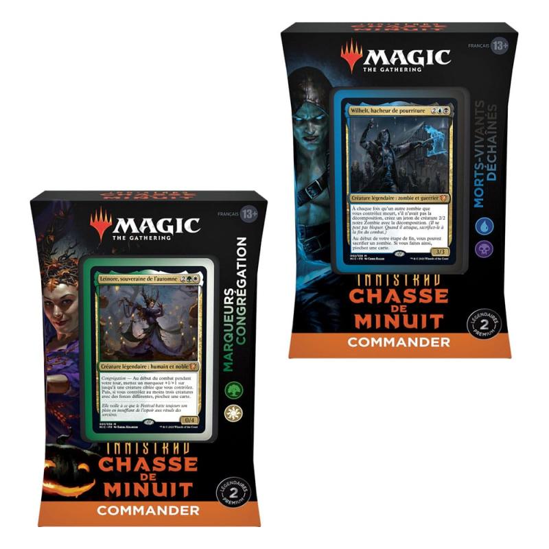 Magic the Gathering Innistrad : chasse de minuit Commander Decks Display (4) french