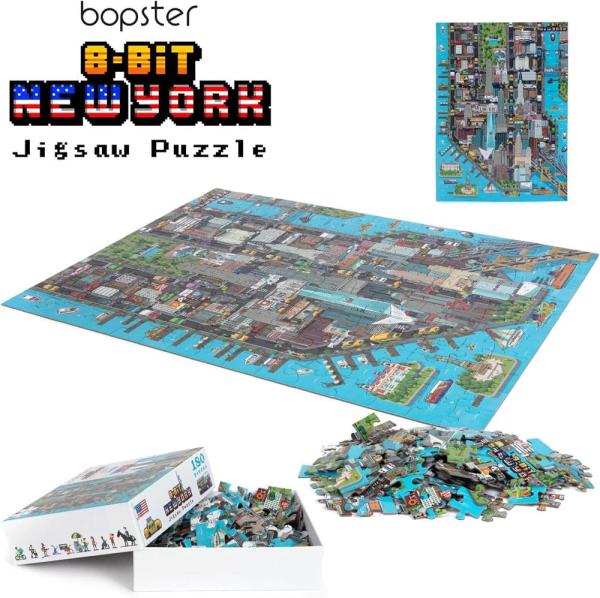 8-Bit Pixel Puzzle New York Level 1 180 Pieces 1