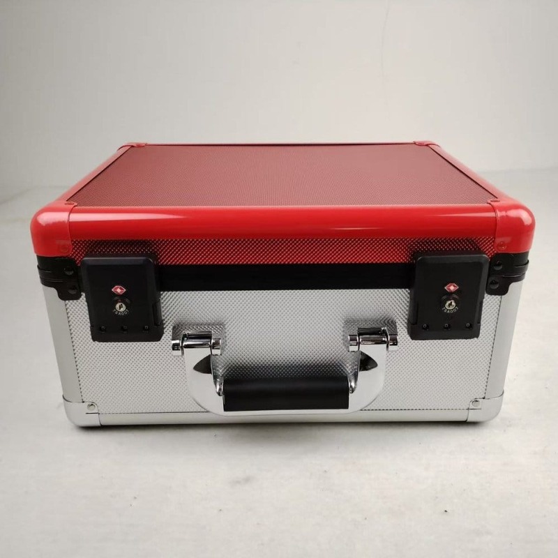 Evoretro Trading Card Storage Box for 90 Cards X Red and Silver 2