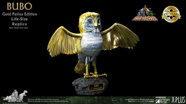 Clash of the Titans Statue Ray Harryhausens Bubo Gold Patina Edition Deluxe Ver. 34 cm 5