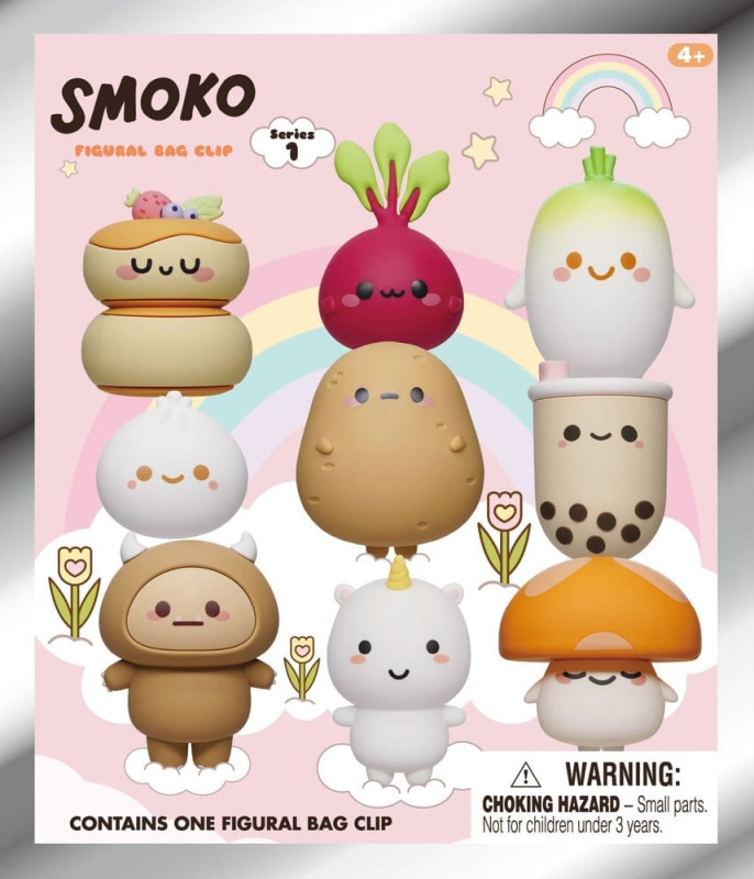 Smoko 3D Foam Bag Clips Serie 1 Display (24) 1