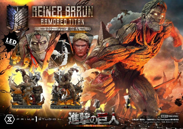 Attack on Titan (TV animation) Ultimate Diorama Masterline Statue Reiner Braun Armored Titan 75 cm 4