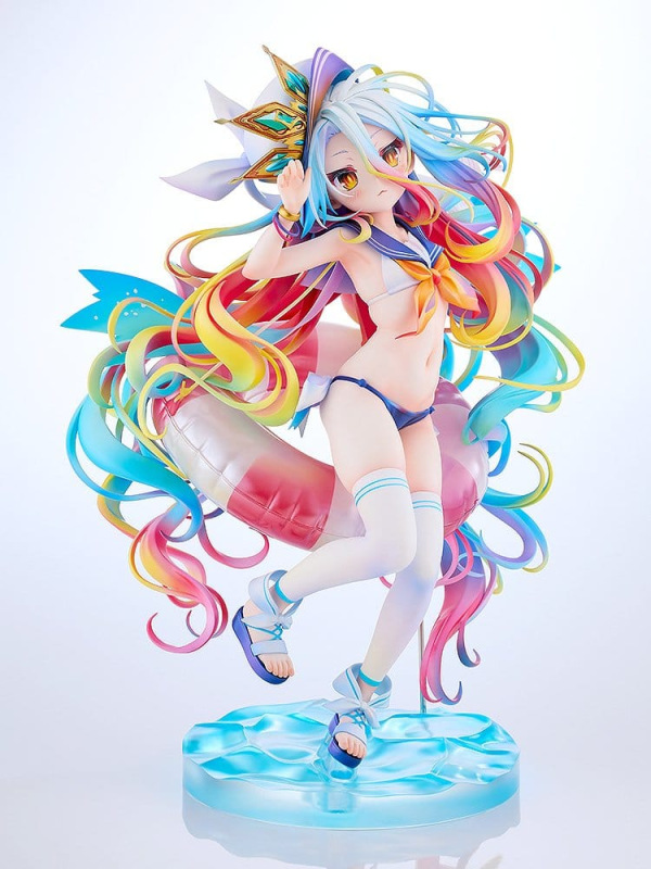 No Game No Life Statue 1/7 Shiro: Sailor-Style Swimsuit Ver. 24 cm 8