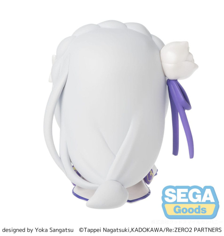 Re:Zero Starting Life in Another World Fuwa Petit Chibi Figure Emilia 8 cm 3