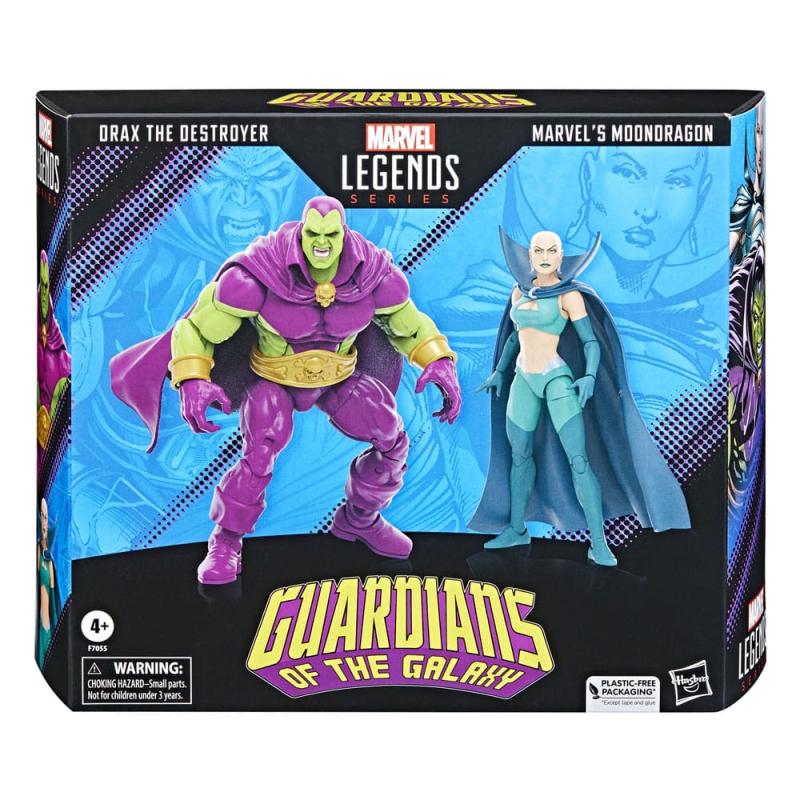 Guardians of the Galaxy Marvel Legends Action Figure 2-Pack Drax the Destroyer & Marvel's Moondragon 8