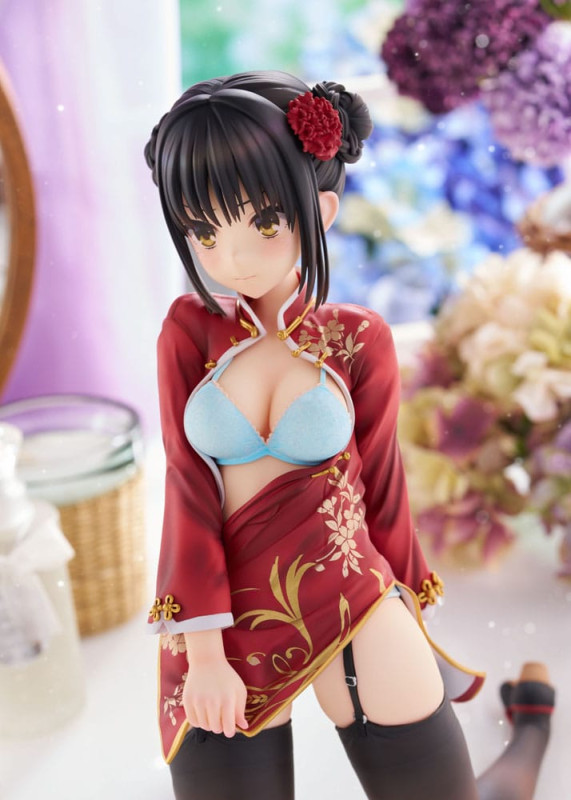 Cafe Stella and the Reaper´s Butterfly PVC Statue 1/3.5 Natsume Shiki Chinese Clothes Ver. AmiAmi Li 2