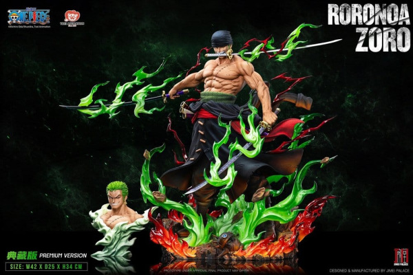 One Piece Legendary Straw Hat Crew Series Statue Roronoa Zoro (Premium Version) 34 cm 6