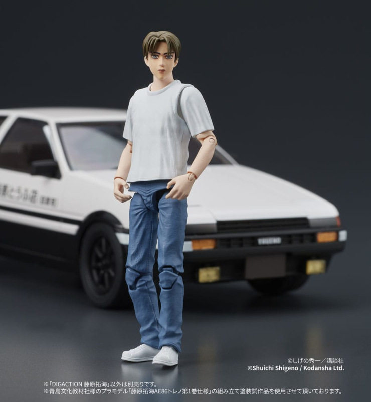 Initial D Digaction Action Figure Takumi Fujiwara 7 cm 8