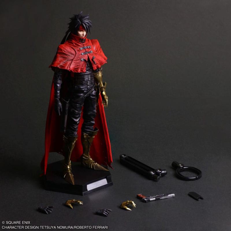 Final Fantasy VII Rebirth Play Arts Kai Action Figure Vincent Valentine 28 cm 4