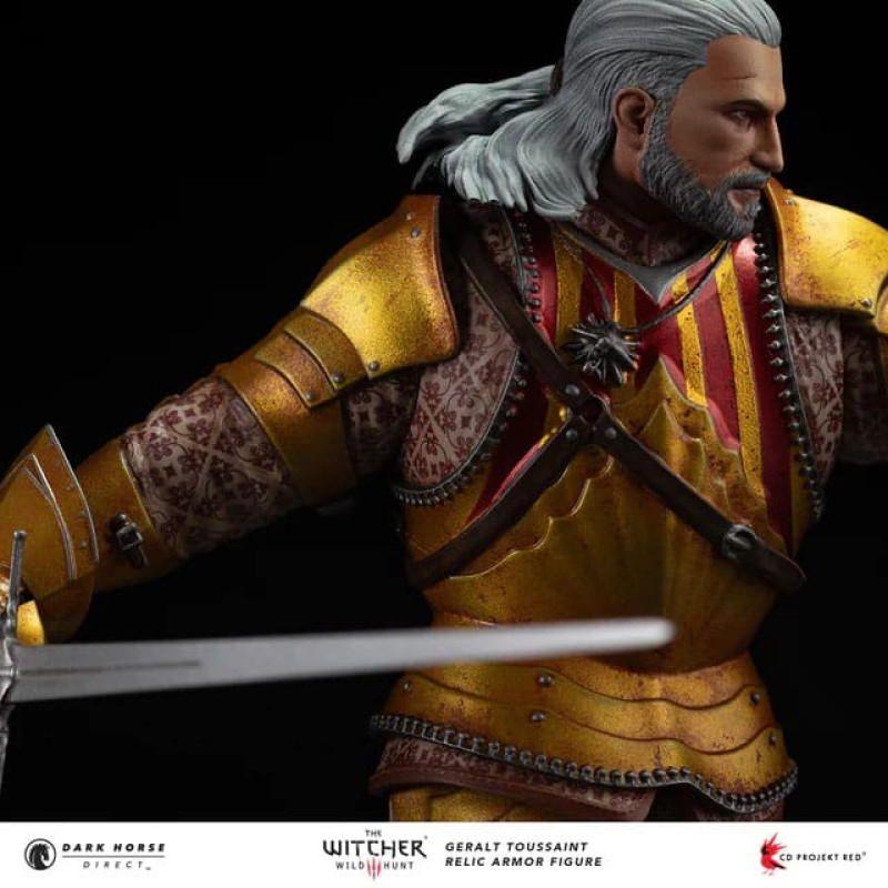 The Witcher 3 PVC Statue Geralt Toussaint Relic Armor 20 cm 5
