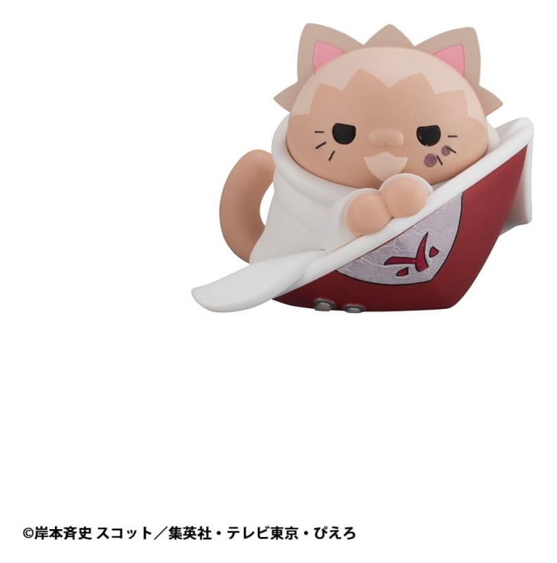 Naruto Shippuden Mega Cat Project Nyaruto! Mini Figures The bond between master and disciple ver. Bl 3