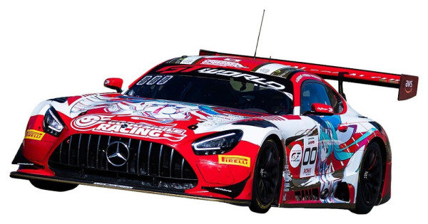 Hatsune Miku GT Project Vehicle 1/43 Hatsune Miku: AMG 2025 Spa 24H Ver. 11 cm