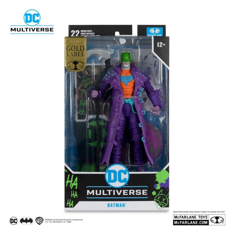 DC Multiverse Action Figure Batman (Dark Nights: Death Metal) Jokerized (Gold Label) 18 cm 7