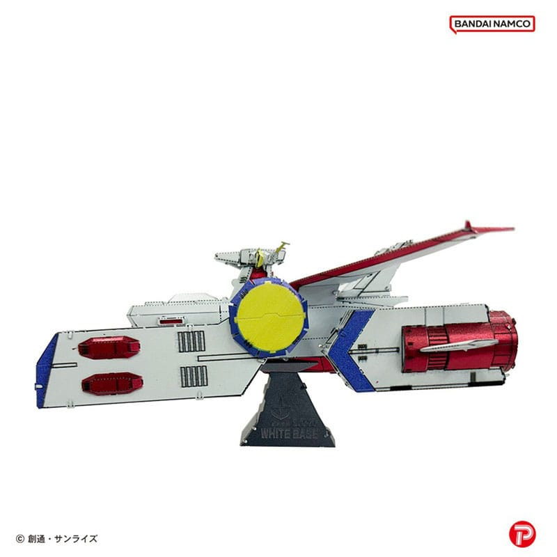 Mobile Suit Gundam Metallic Nano Puzzle Model Kit White Base 6 cm 1