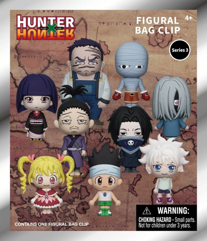 Hunter x Hunter 3D PVC Bag Clips Series 3 Display (24) 2