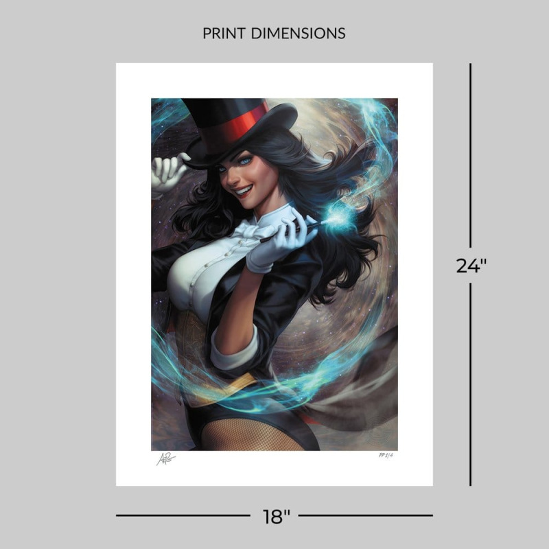 DC Comics Fine Art Print Zatanna: Bring Down the House 46 x 61 cm - unframed 6