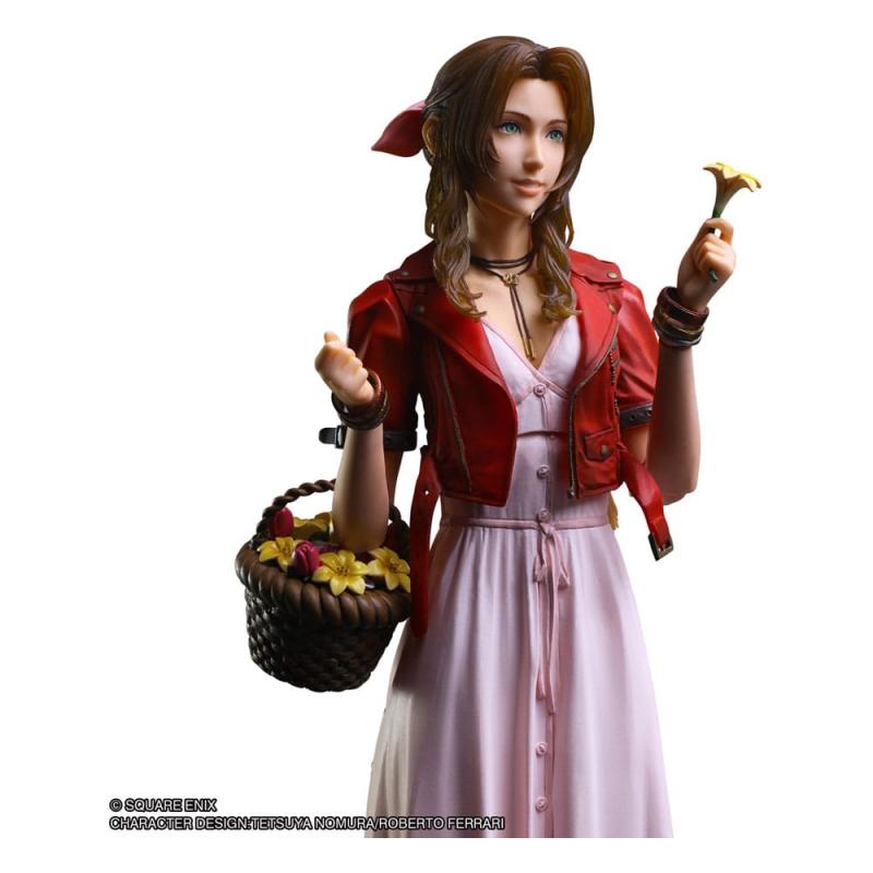 Final Fantasy VII Rebirth Play Kai Arts Action Figure Aerith Gainsborough 24 cm