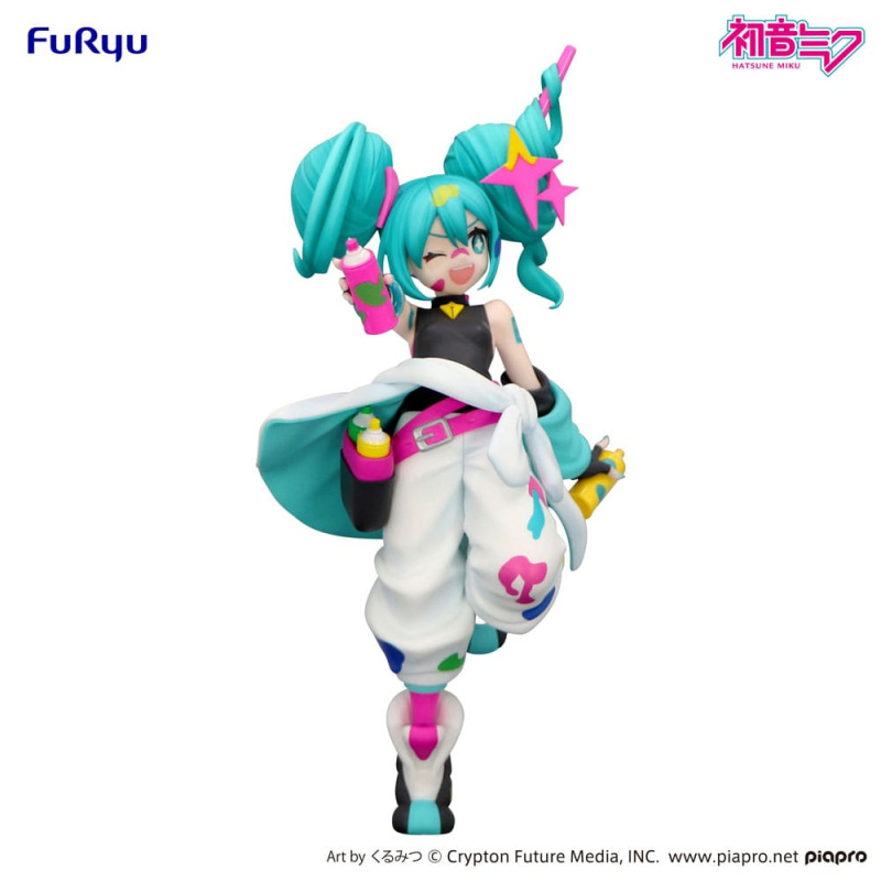 Hatsune Miku Trio-Try-iT PVC Statue Miku Paint Girl 19 cm 3