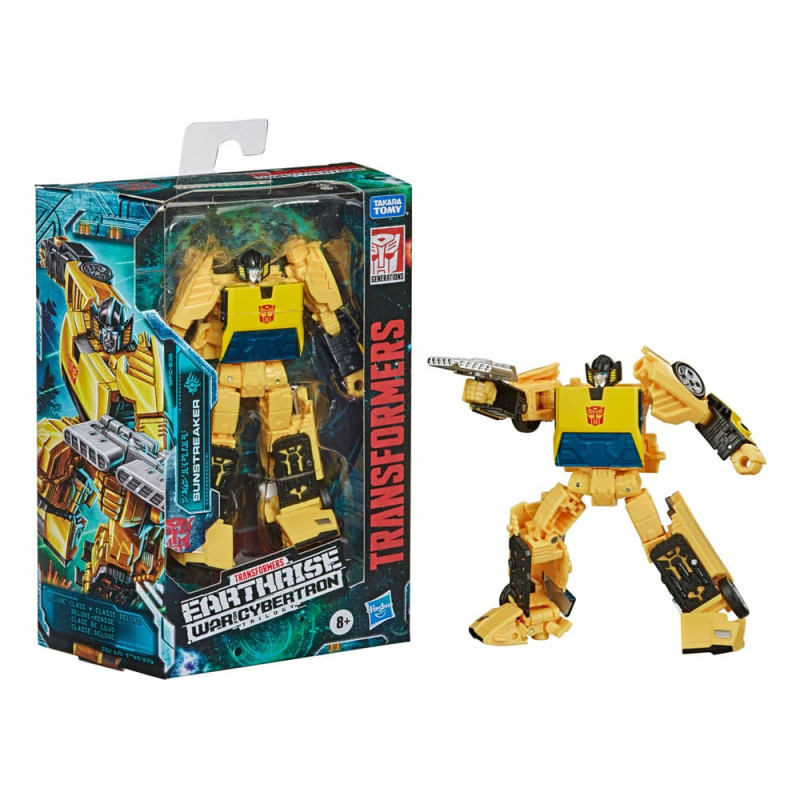 Transformers Generations War for Cybertron: Earthrise Deluxe Class Action Figure Sunstreaker 14 cm 7