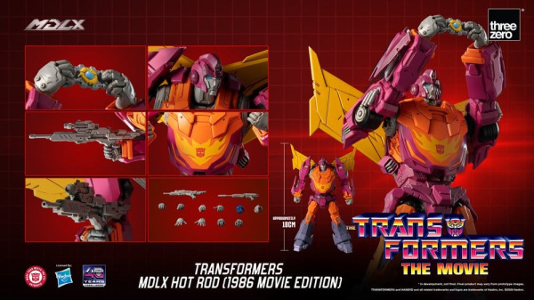 Transformers MDLX Action Figure Hot Rod (1986 Movie Edition) 18 cm 11