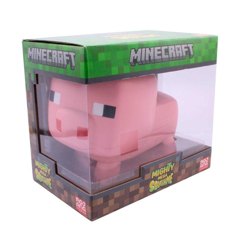 Minecraft Mighty Mega Squishme Anti-Stress Figure Pig 25 cm